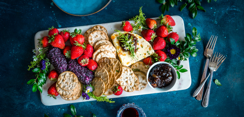 Harissa Chickpeas with Whipped Feta